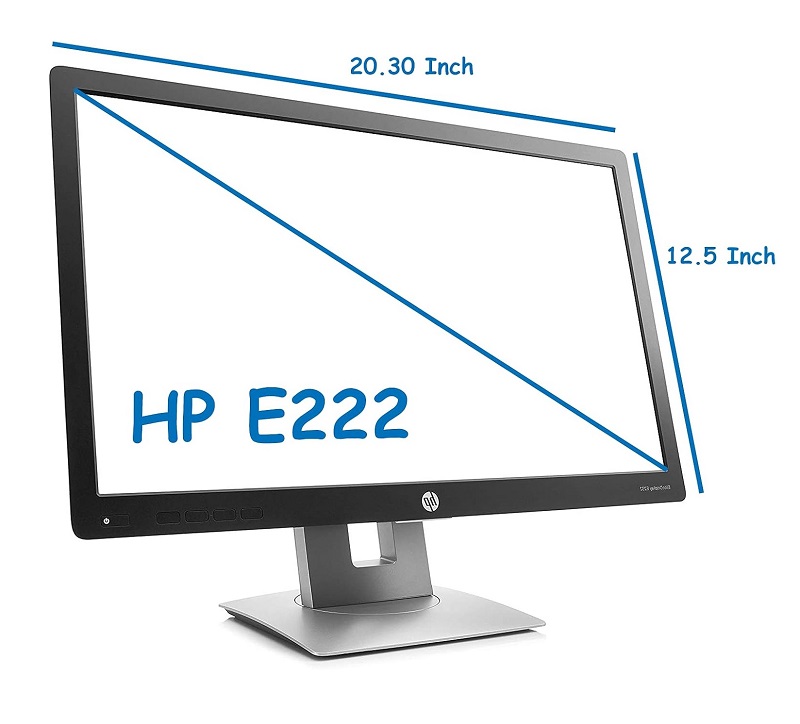 مانیتور استوک اچ پی 22 اینچ HP E222 پورت HDMI