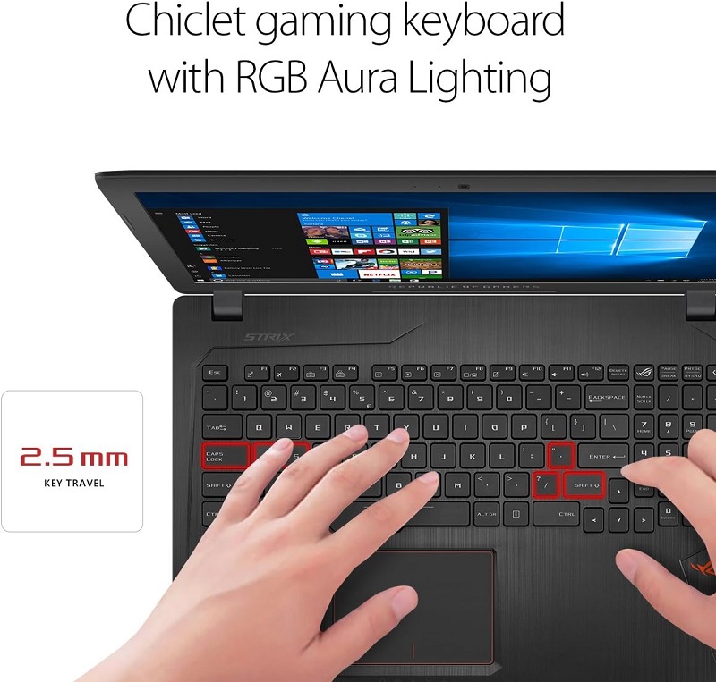 لپ تاپ استوک گیمینگ ایسوس ASUS GL753 i7 VGA 2GB GTX965 نسل 6