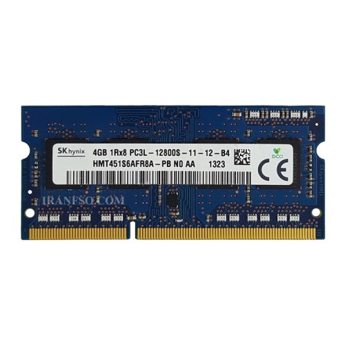 رم لپ تاپ 4 گیگ SK Hynix DDR3-PC3L-1600-12800 MHZ 1.35V